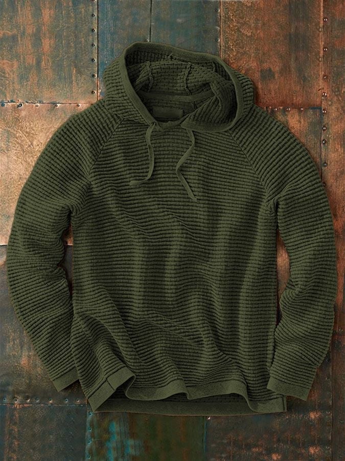 Men's Retro Casual Hoodie Sweatshirt