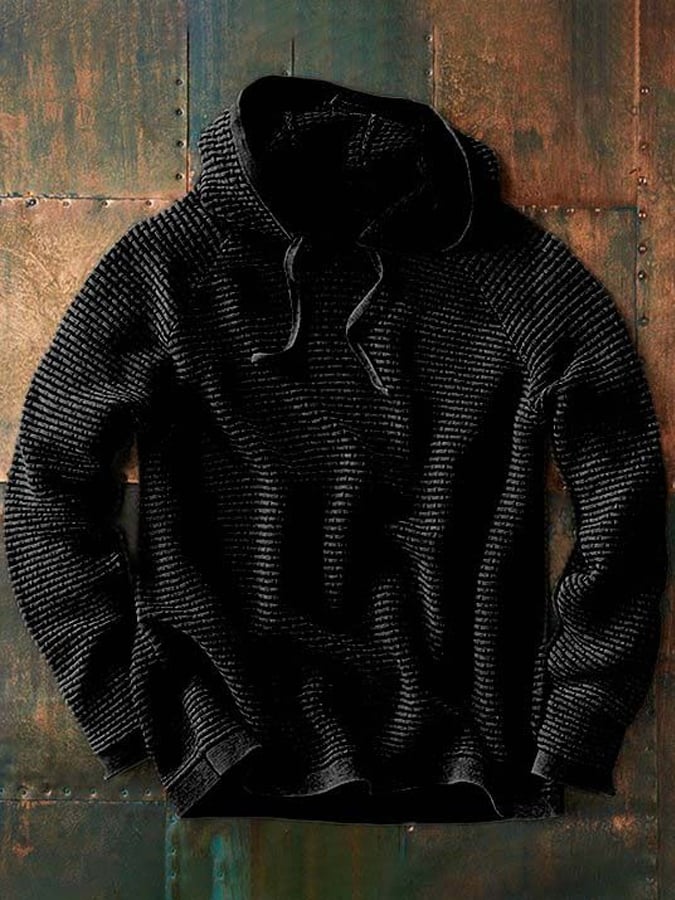 Men's Retro Casual Hoodie Sweatshirt