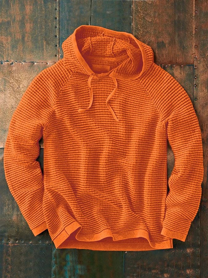 Men's Retro Casual Hoodie Sweatshirt