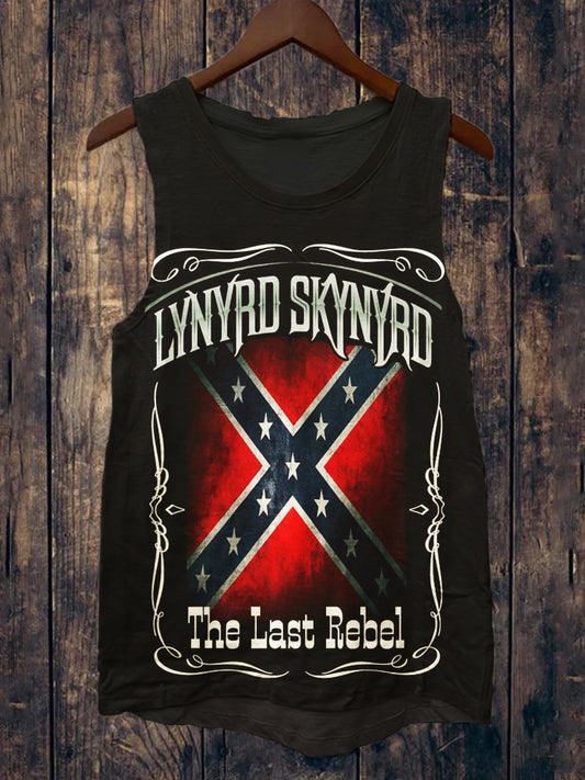 The Last Rebel Print Men's Tank Top