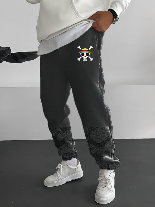 Men's Fashion Comic Print Casual Pants