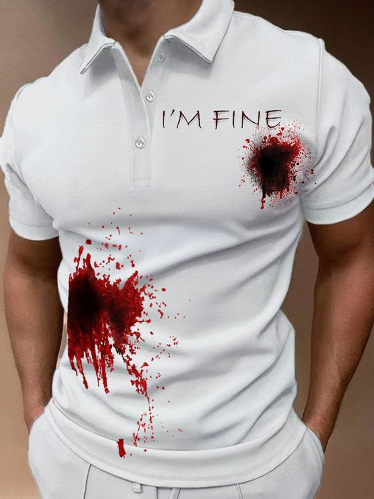 Halloween Men's Printed POLO Shirt